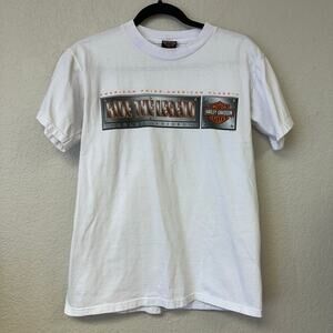 Harley Davidson Tacoma WA Ride The Legend Short Sleeve T-Shirt White